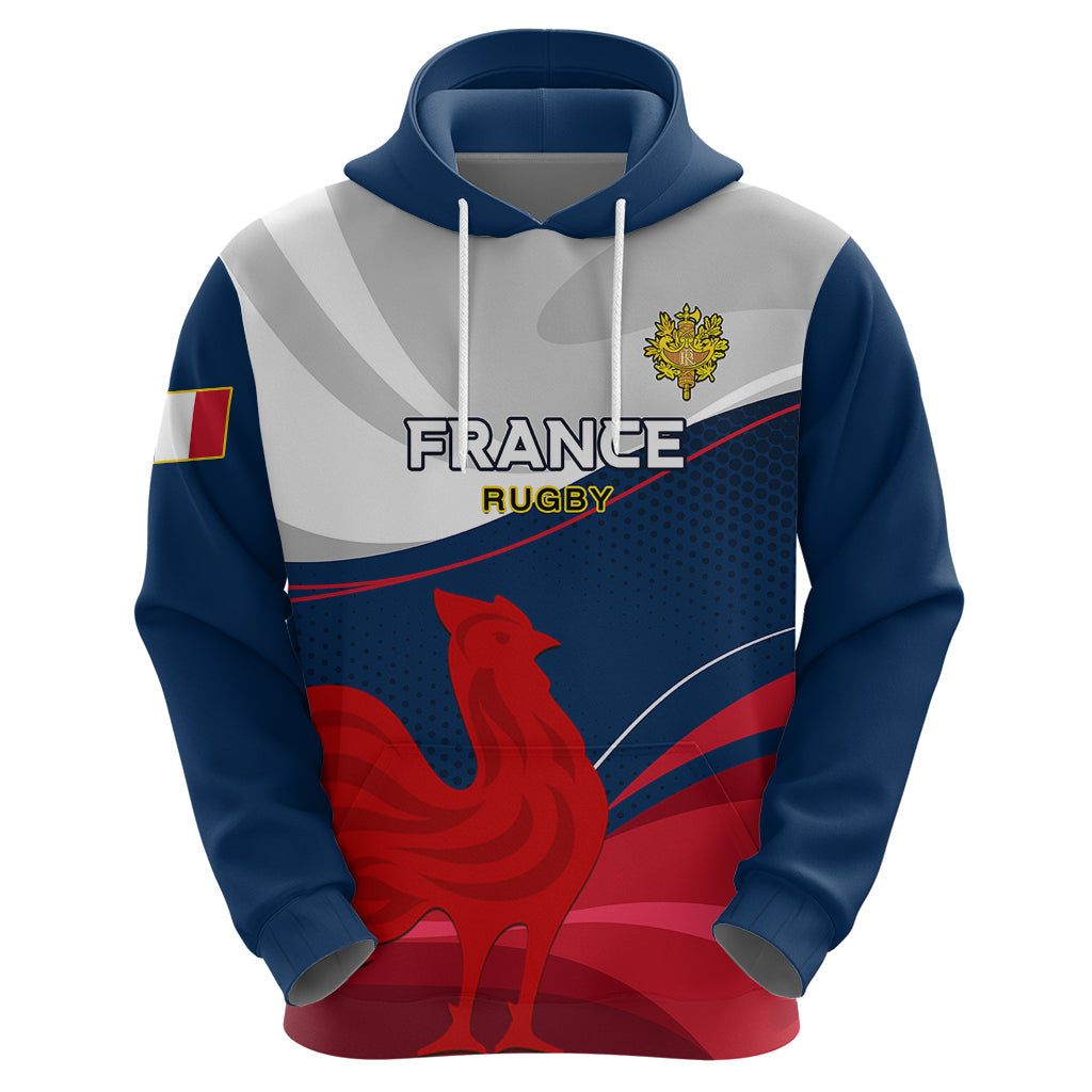 Custom France Rugby Hoodie XV de France 2023 World Cup LT01
