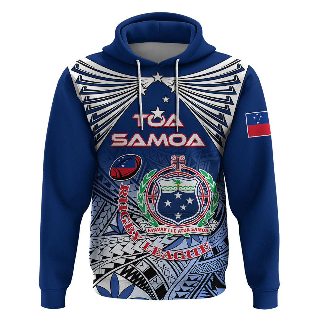 Custom Samoa Rugby Hoodie Toa Samoa Myriad Patterns LT01