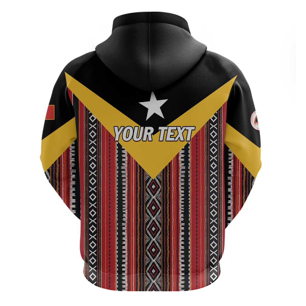 Personalized East Timor Hoodie Timor-Leste Tais Pattern LT01