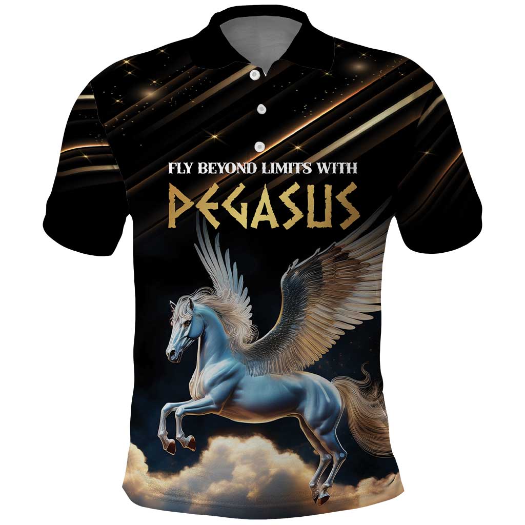 Personalized Fly Beyond Limits With Pegasus Polo Shirt LT01
