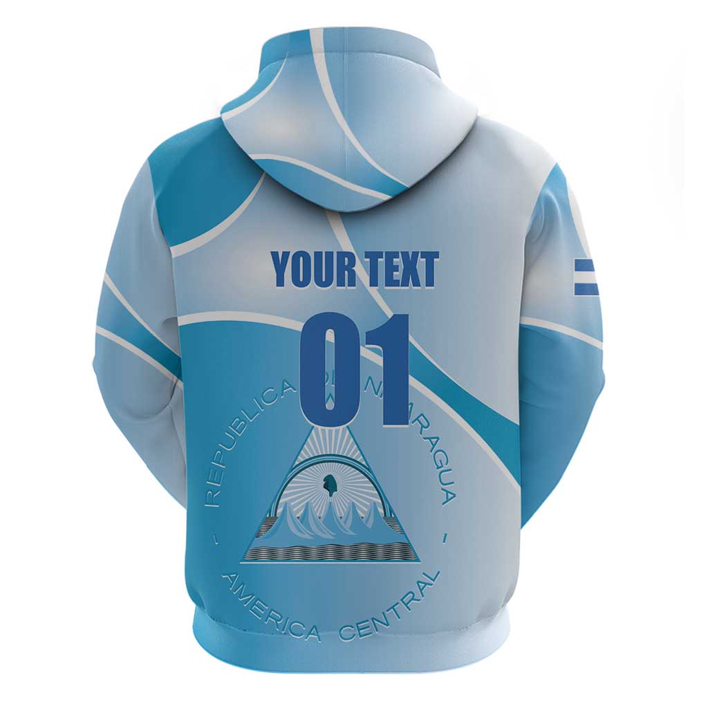 Custom Nicaragua Football Hoodie Vamos Los Pinoleros LT01