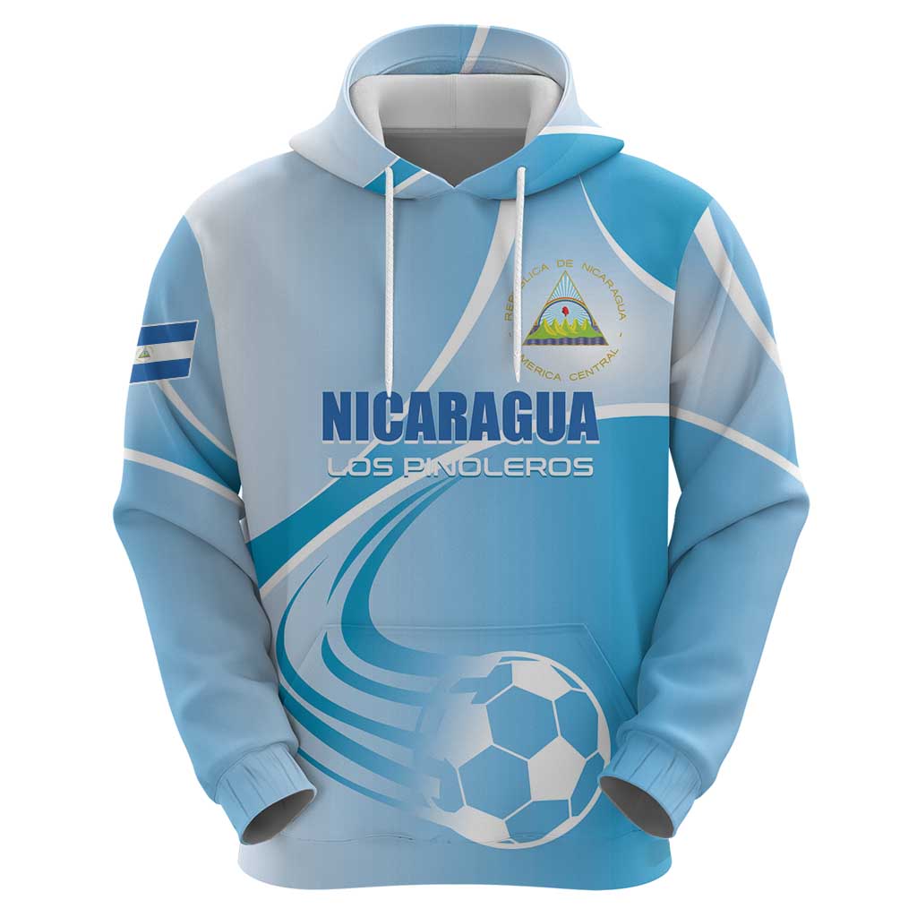 Custom Nicaragua Football Hoodie Vamos Los Pinoleros LT01