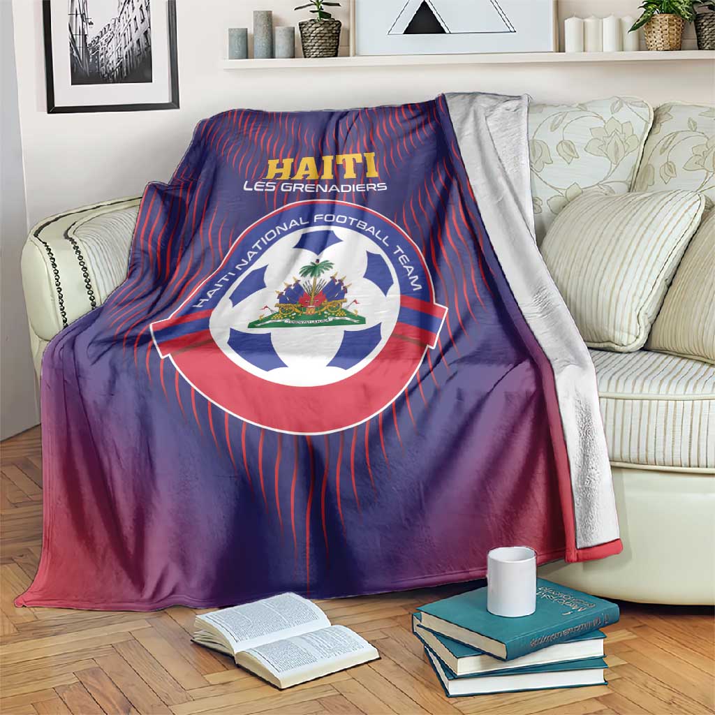 Afro Haiti Football Blanket Come On Les Grenadiers LT01