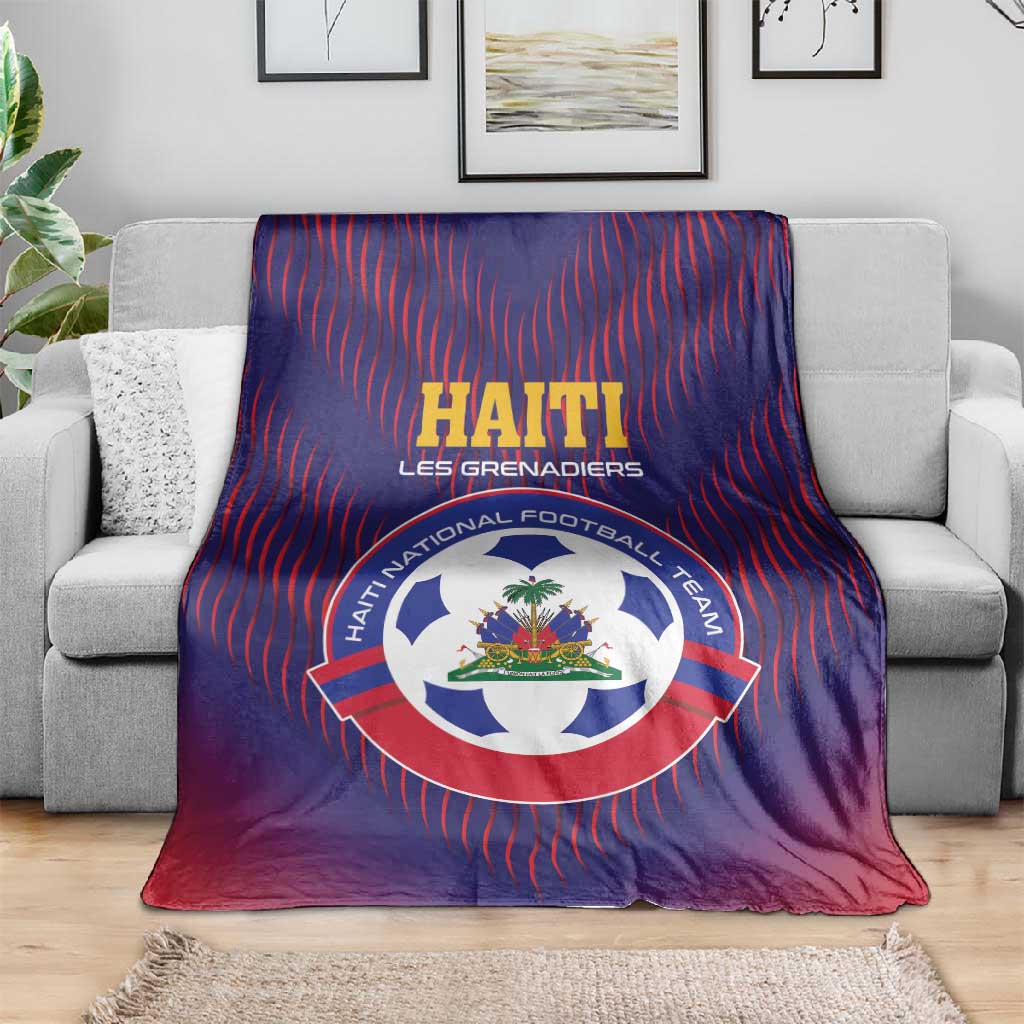 Afro Haiti Football Blanket Come On Les Grenadiers LT01
