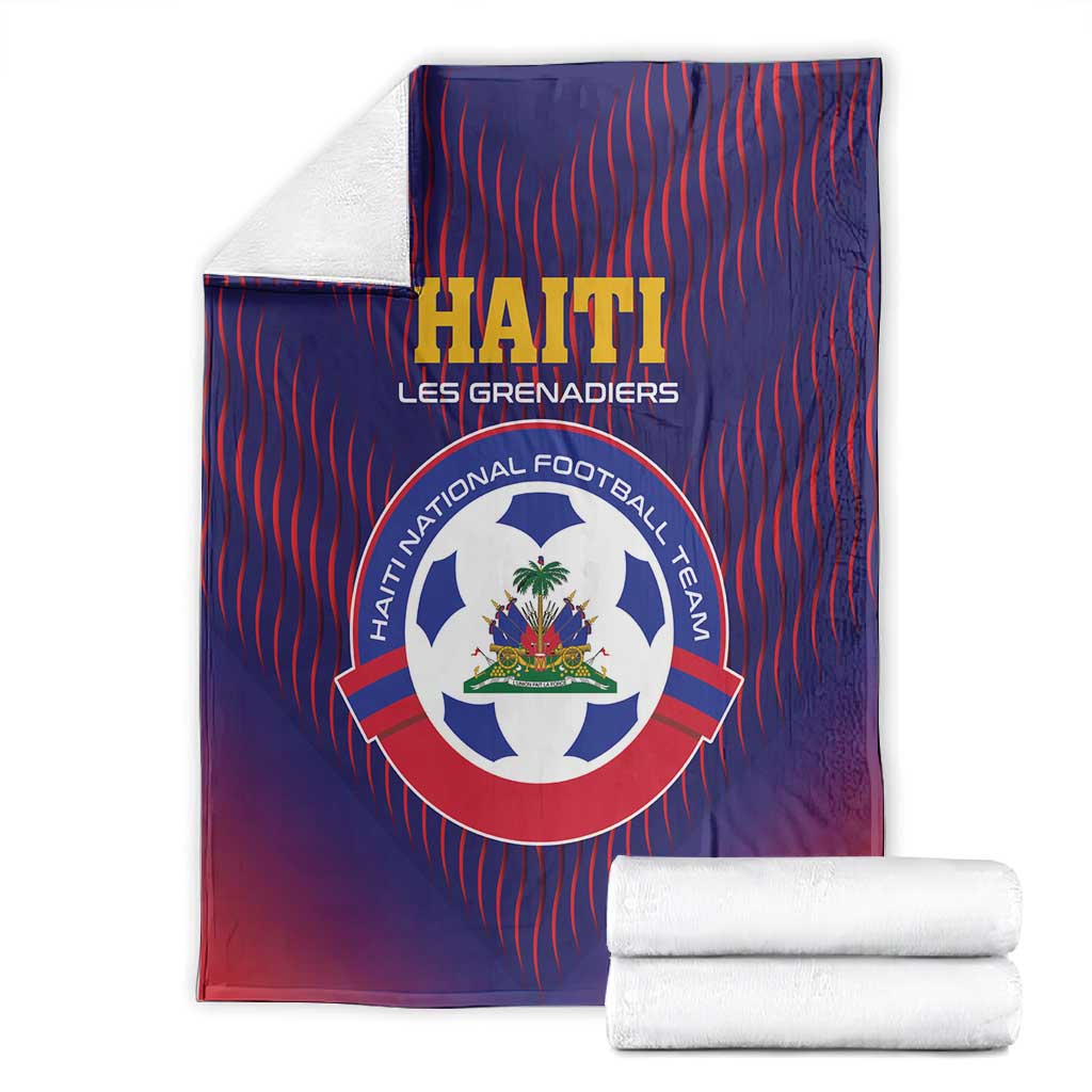 Afro Haiti Football Blanket Come On Les Grenadiers LT01