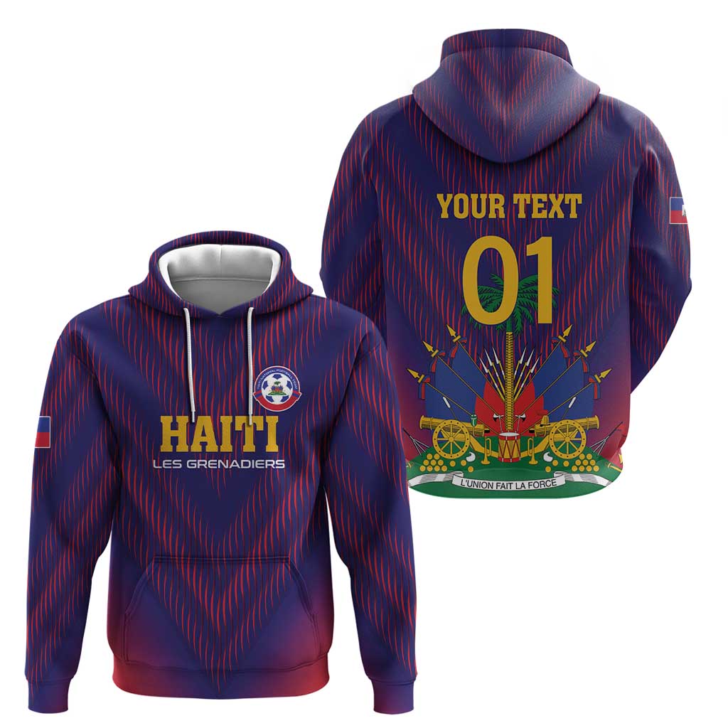 Custom Haiti Football Hoodie Come On Les Grenadiers LT01
