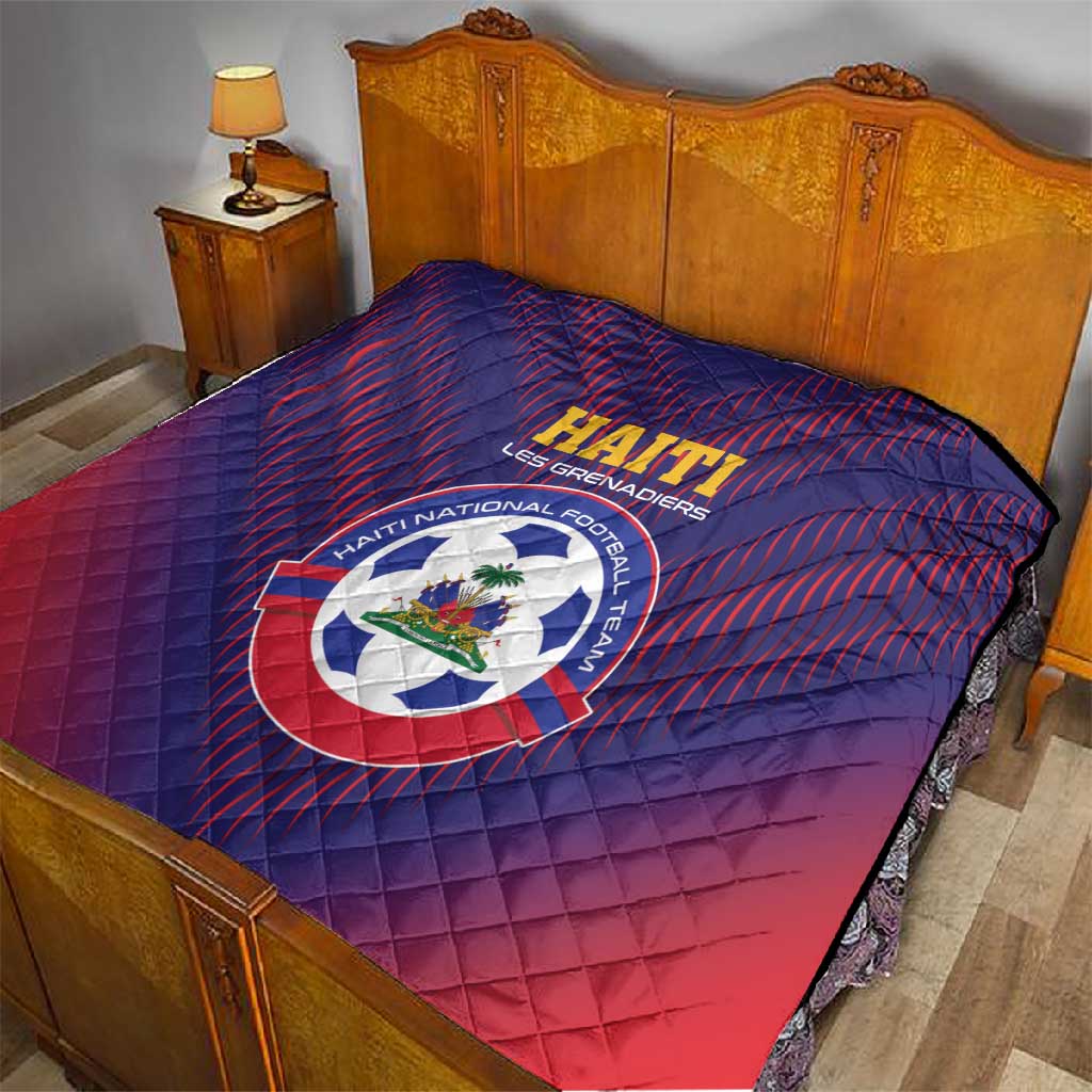 Afro Haiti Football Quilt Come On Les Grenadiers LT01