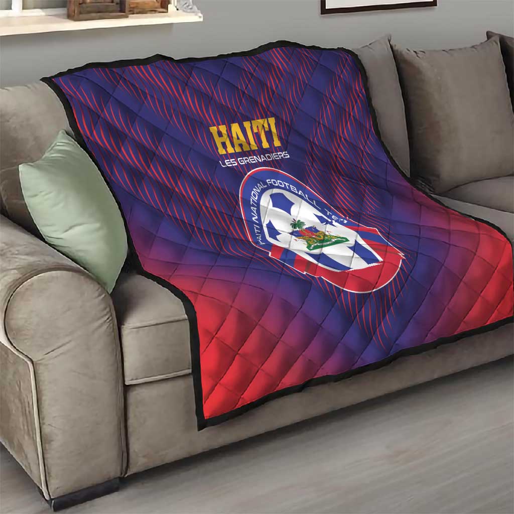 Afro Haiti Football Quilt Come On Les Grenadiers LT01