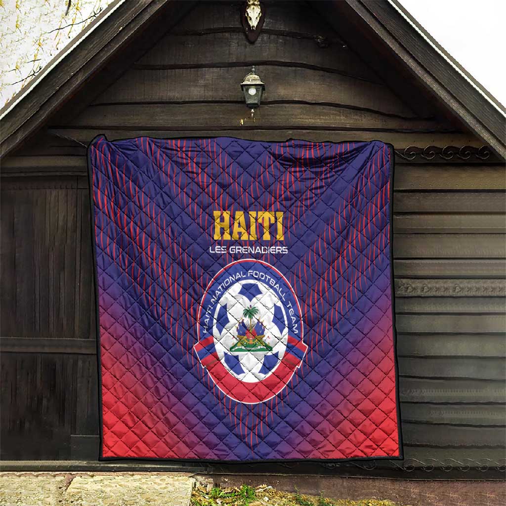 Afro Haiti Football Quilt Come On Les Grenadiers LT01
