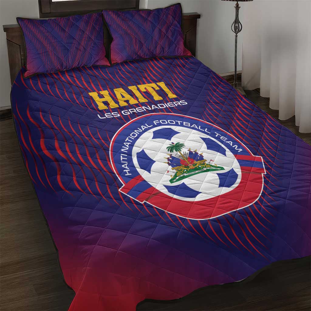 Afro Haiti Football Quilt Bed Set Come On Les Grenadiers LT01