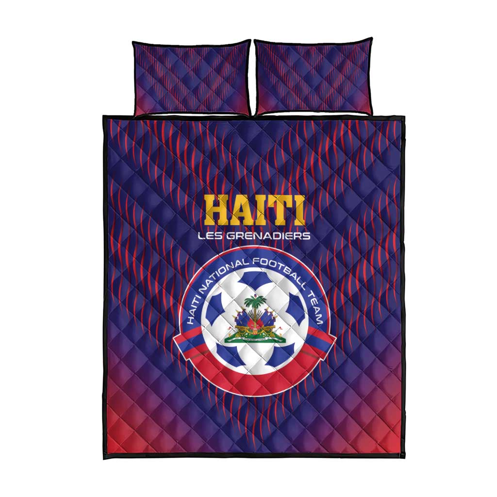 Afro Haiti Football Quilt Bed Set Come On Les Grenadiers LT01