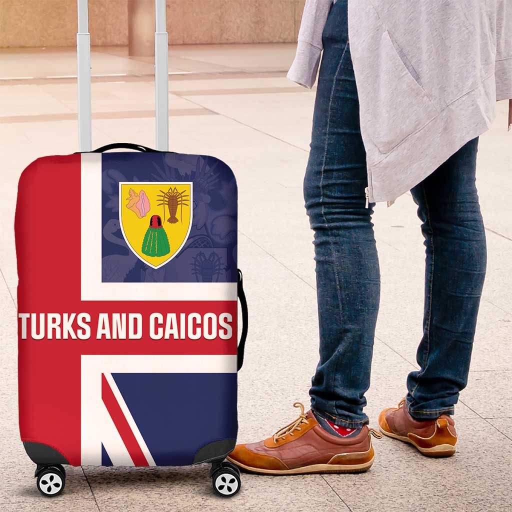Turks and Caicos Islands Luggage Cover Come On Team TCI LT01