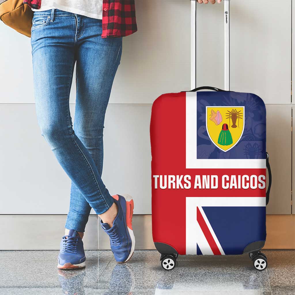 Turks and Caicos Islands Luggage Cover Come On Team TCI LT01