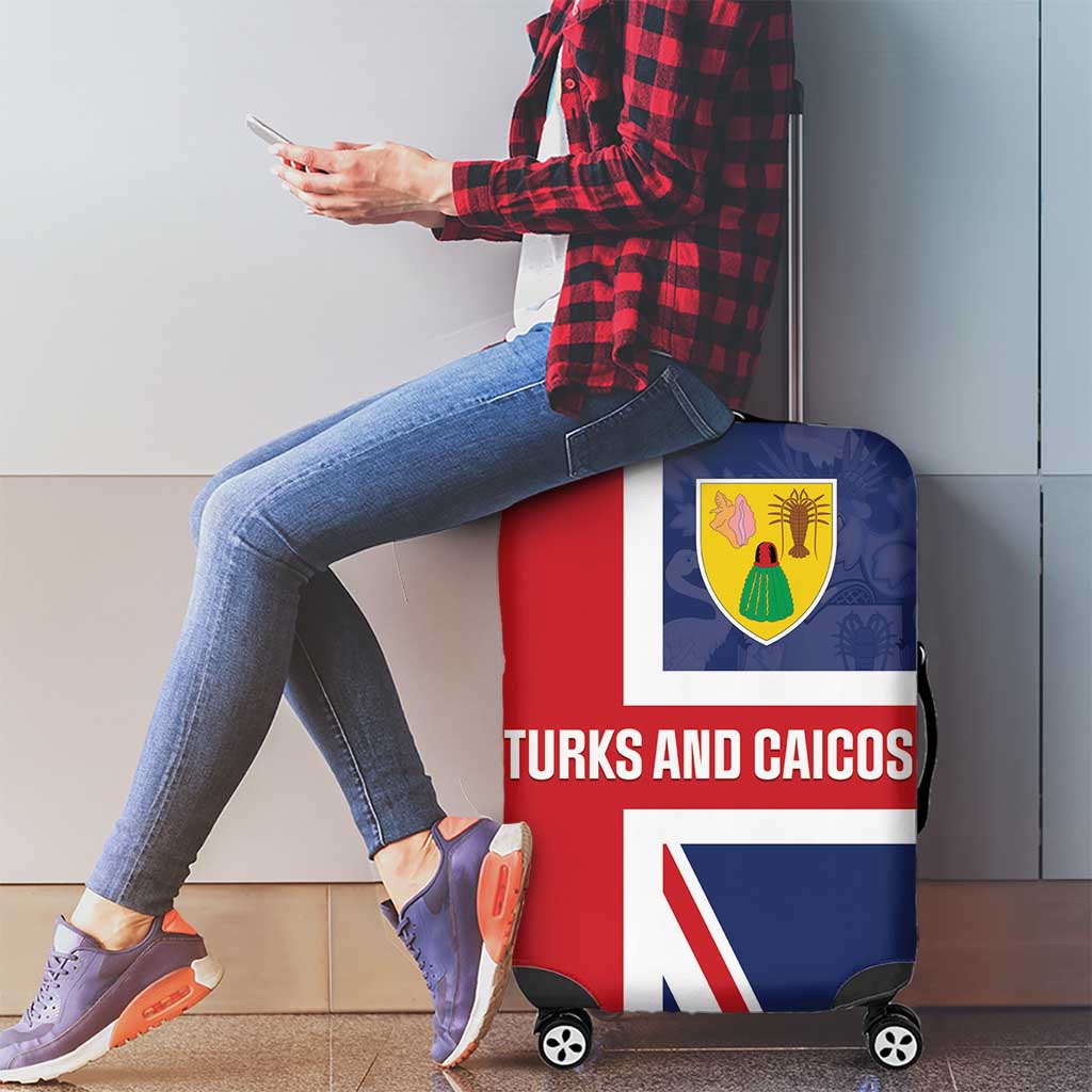 Turks and Caicos Islands Luggage Cover Come On Team TCI LT01