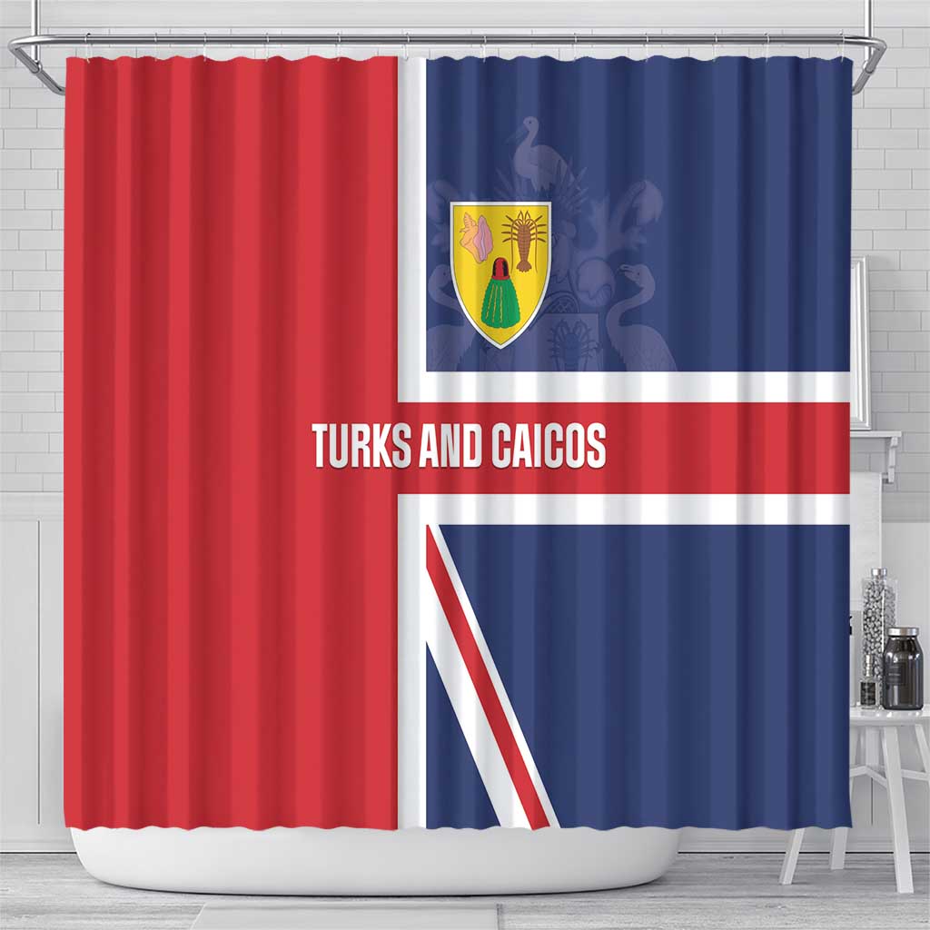 Turks and Caicos Islands Shower Curtain Come On Team TCI LT01