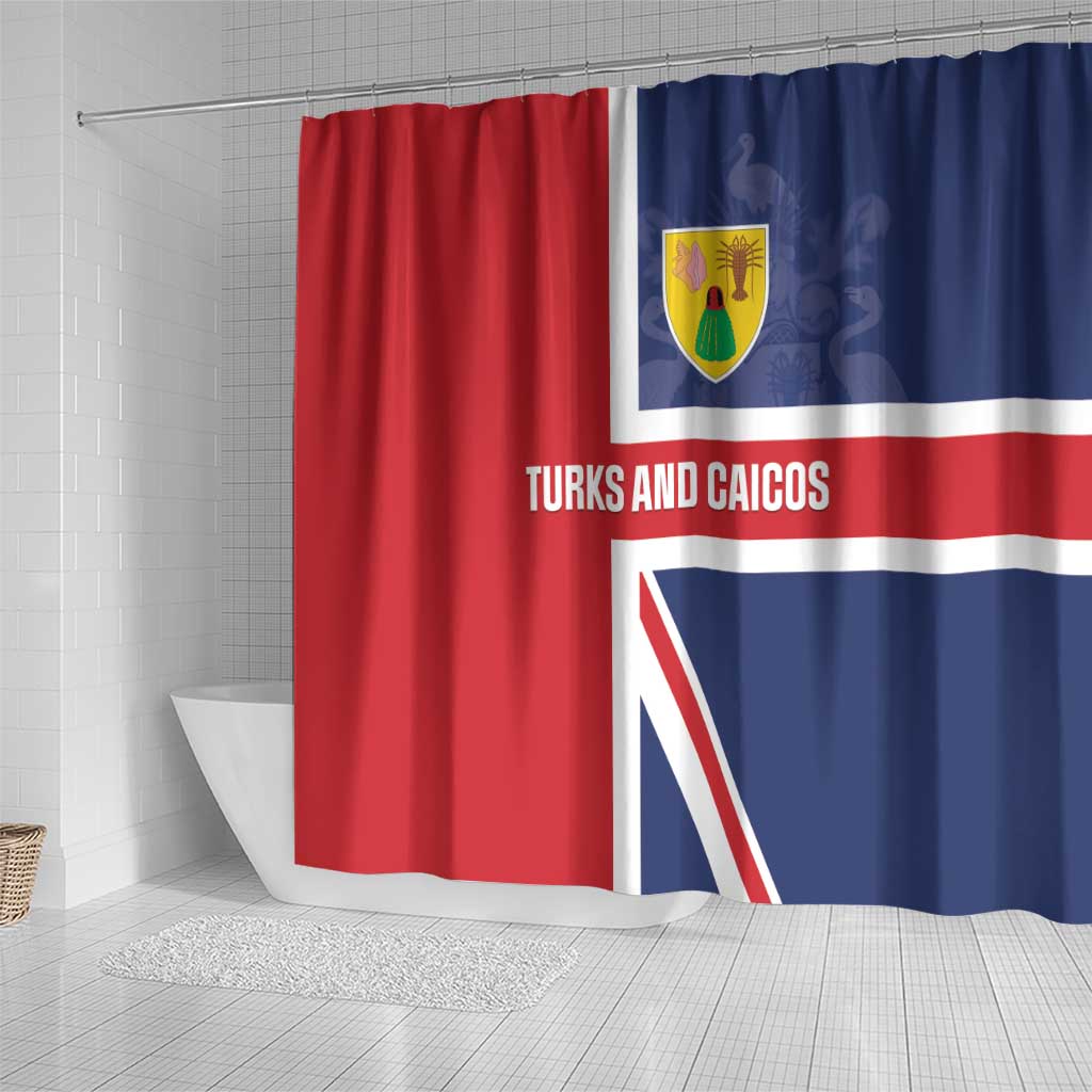Turks and Caicos Islands Shower Curtain Come On Team TCI LT01