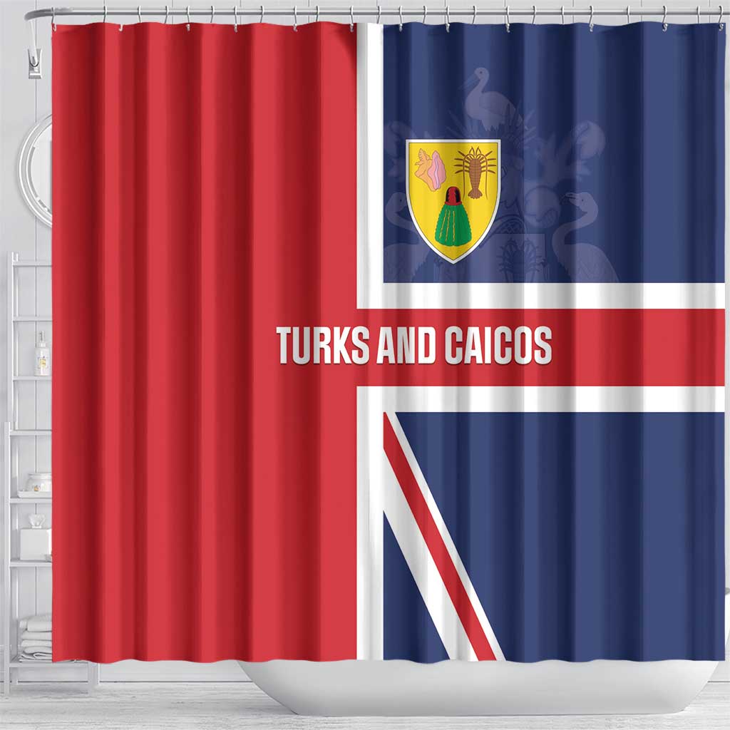 Turks and Caicos Islands Shower Curtain Come On Team TCI LT01
