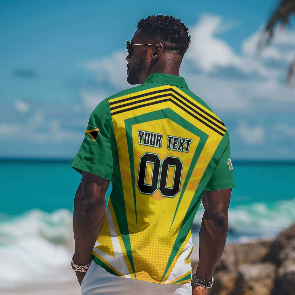 Custom Cricket Jamaica Hawaiian Shirt Scorpions We Made Legends LT01