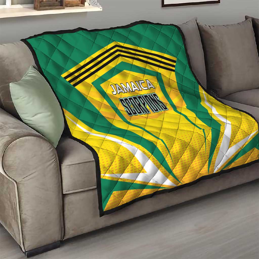 Cricket Jamaica Quilt Scorpions We Made Legends LT01