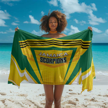 Cricket Jamaica Sarong Scorpions We Made Legends LT01