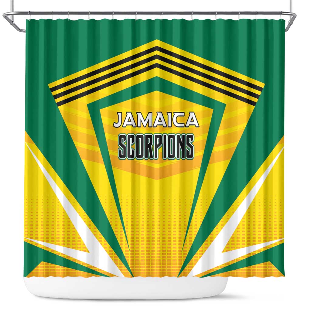 Cricket Jamaica Scorpions Shower Curtain We Made Legends LT01