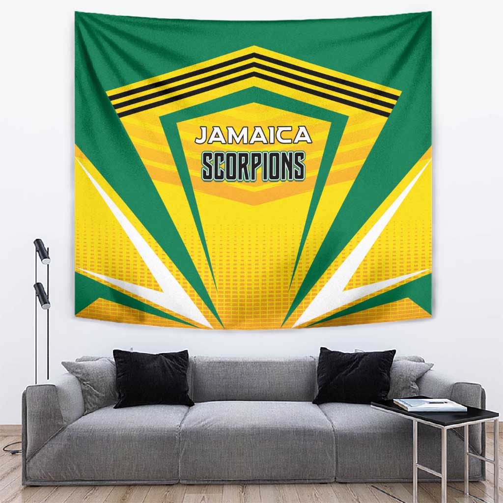 Cricket Jamaica Tapestry Scorpions We Made Legends LT01