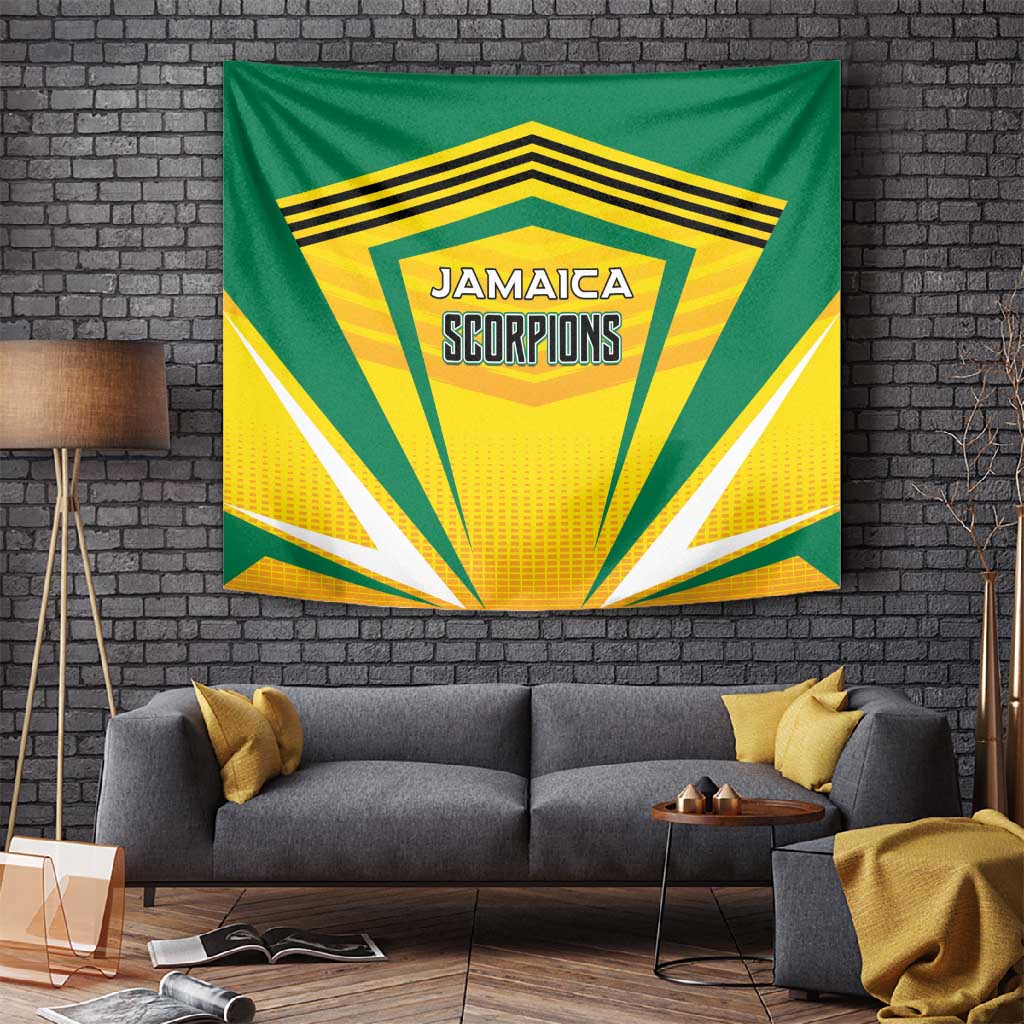 Cricket Jamaica Tapestry Scorpions We Made Legends LT01