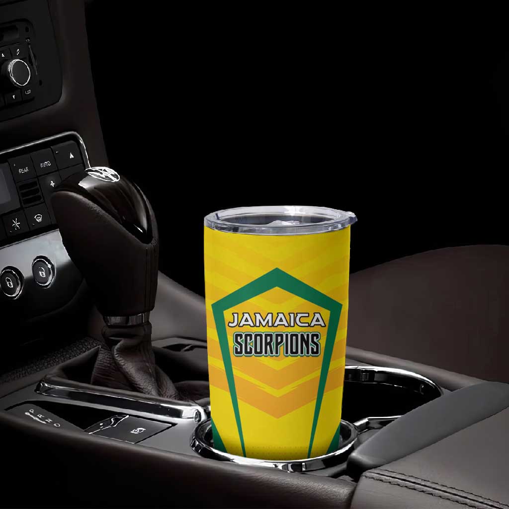 Custom Cricket Jamaica Tumbler Cup Scorpions We Made Legends LT01