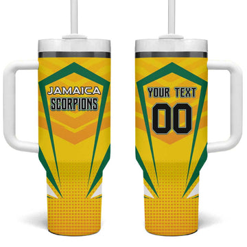 Custom Cricket Jamaica Tumbler With Handle Scorpions We Made Legends LT01