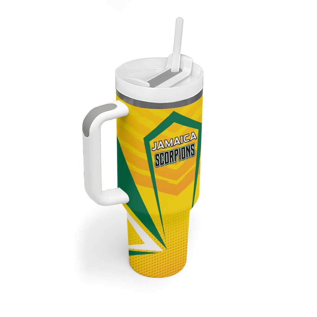 Custom Cricket Jamaica Tumbler With Handle Scorpions We Made Legends LT01