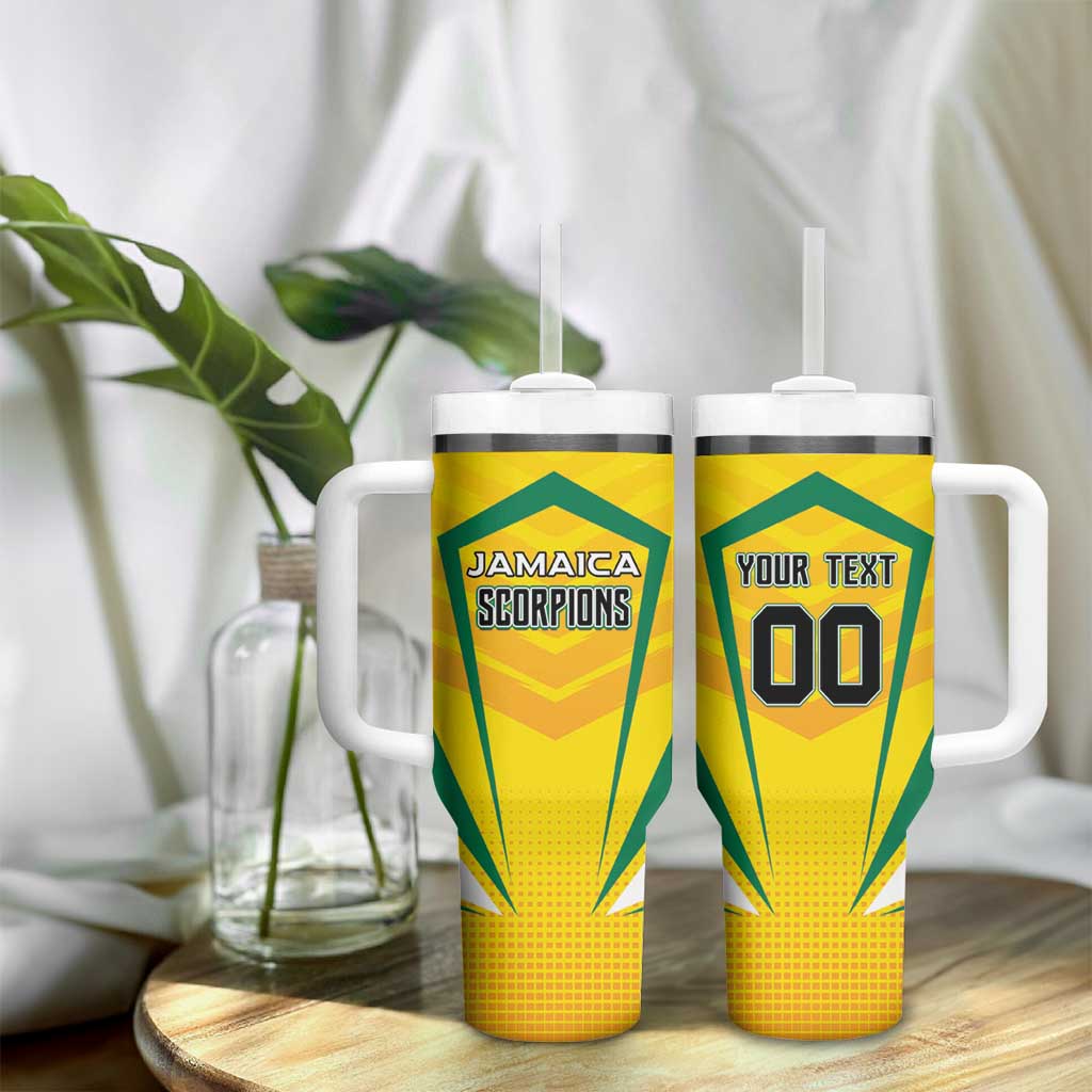 Custom Cricket Jamaica Tumbler With Handle Scorpions We Made Legends LT01