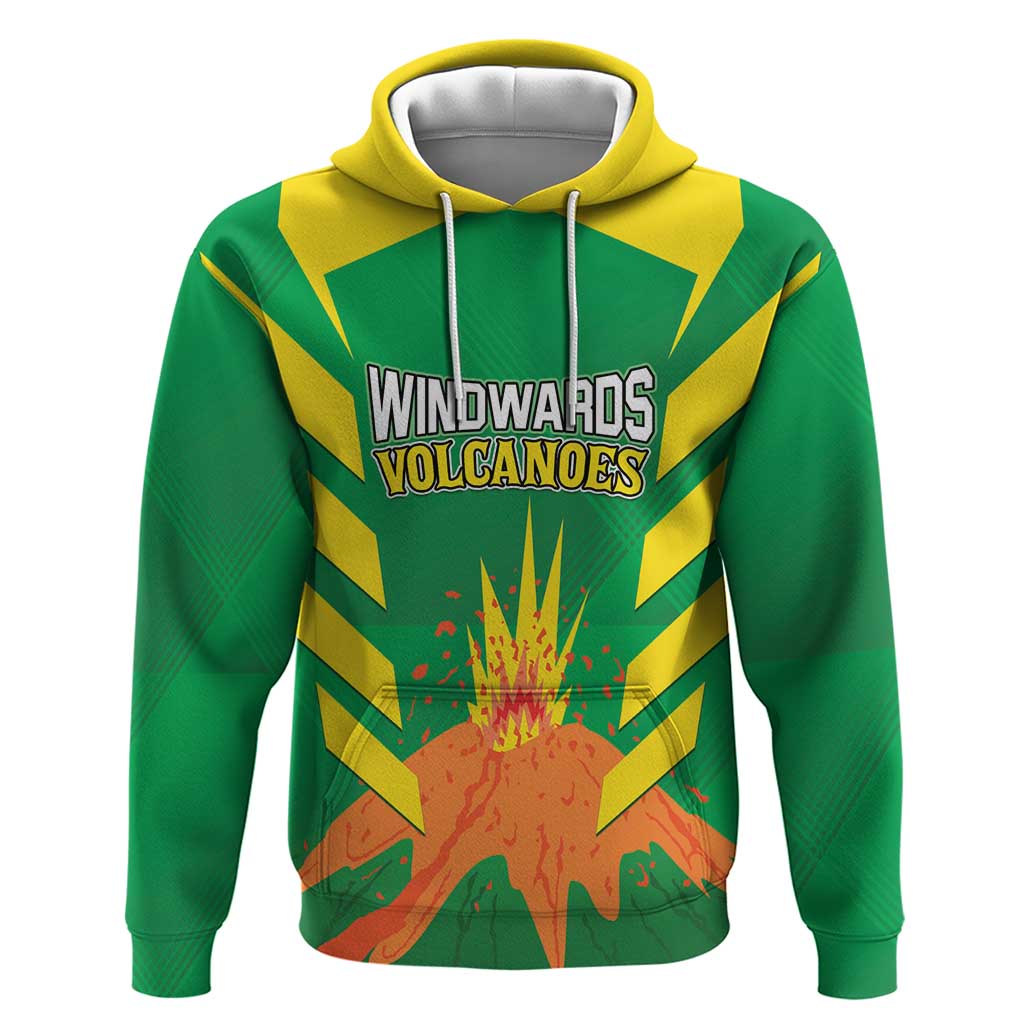 Custom Cricket Windwards Volcanoes Hoodie All The Best LAVA Boys LT01