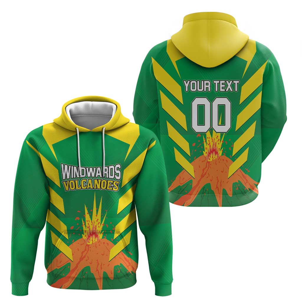 Custom Cricket Windwards Volcanoes Hoodie All The Best LAVA Boys LT01