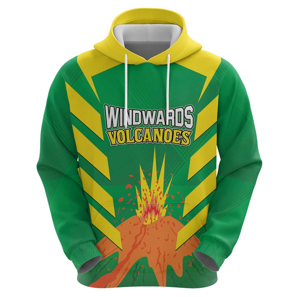 Custom Cricket Windwards Volcanoes Hoodie All The Best LAVA Boys LT01