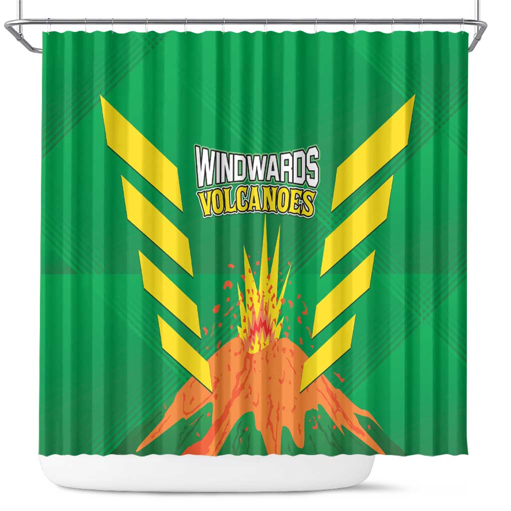 Cricket Windwards Volcanoes Shower Curtain All The Best LAVA Boys LT01