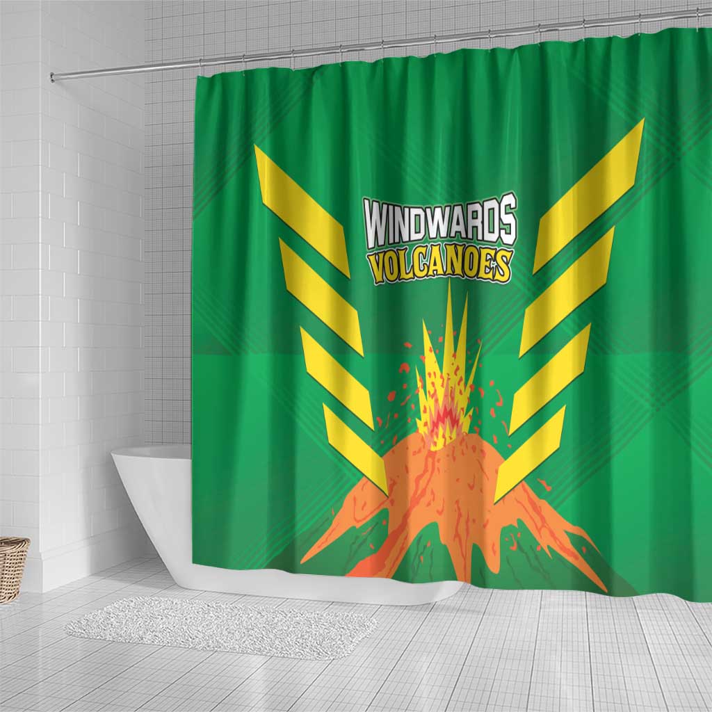 Cricket Windwards Volcanoes Shower Curtain All The Best LAVA Boys LT01