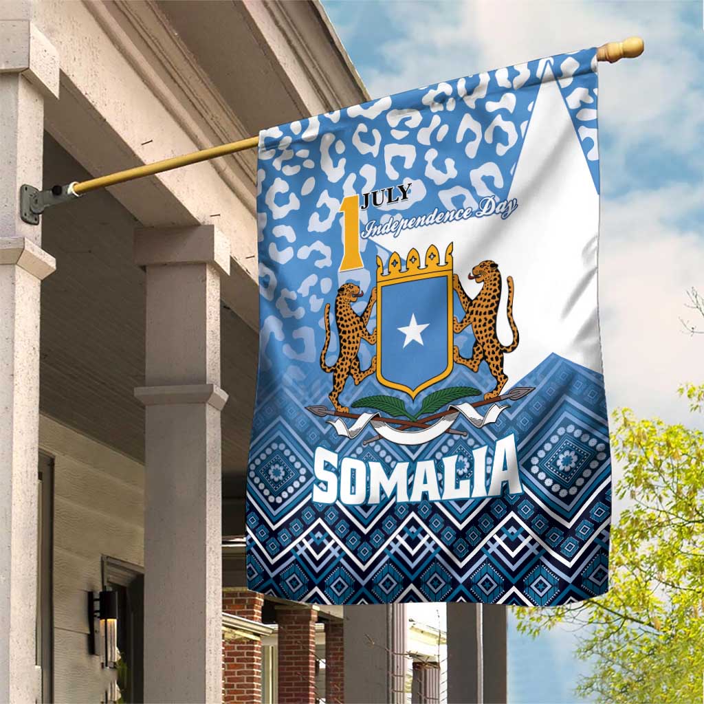 Somalia Independence Day Garden Flag African Leopard Pattern LT01