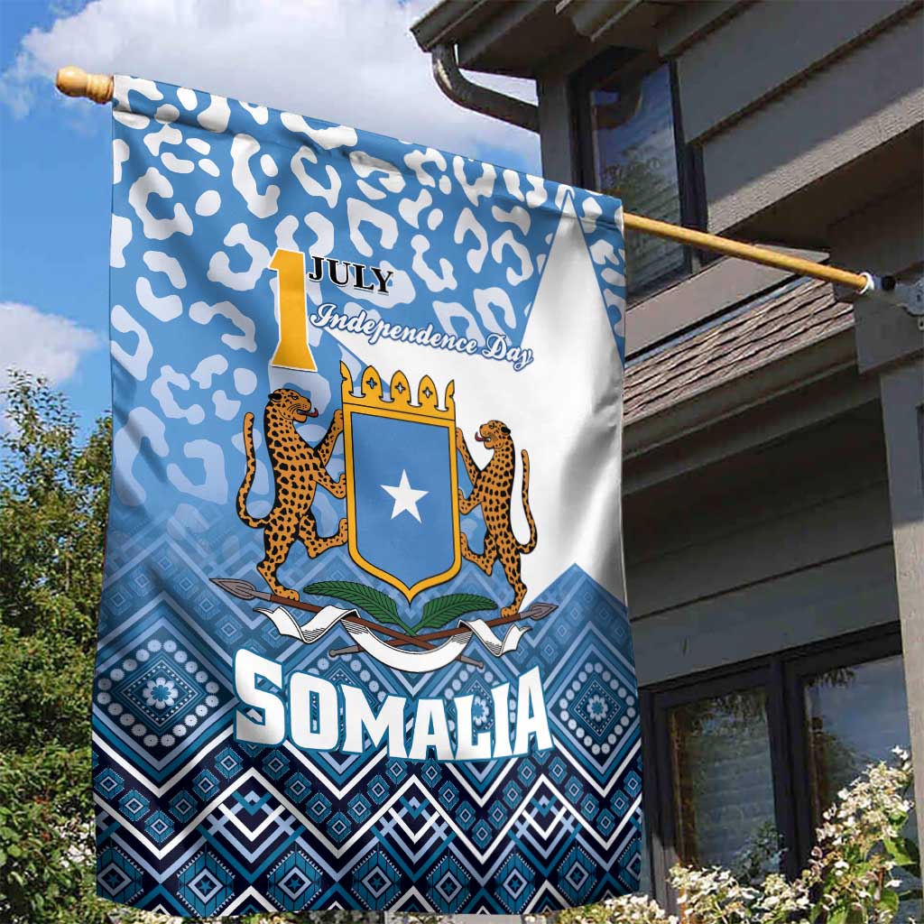 Somalia Independence Day Garden Flag African Leopard Pattern LT01