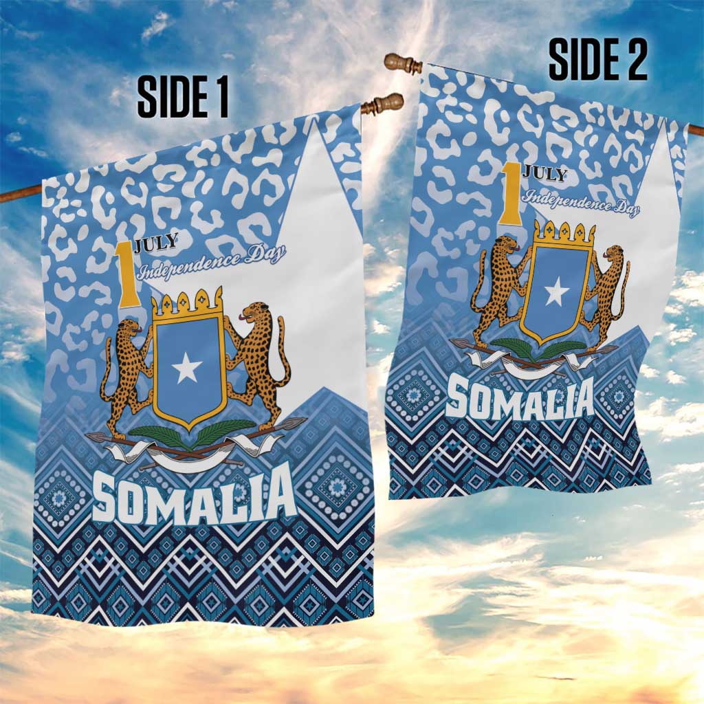 Somalia Independence Day Garden Flag African Leopard Pattern LT01