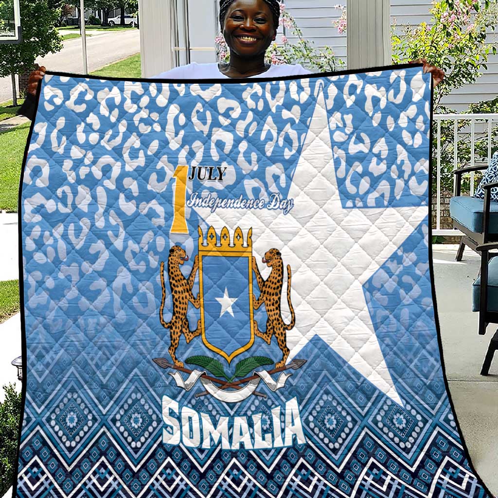 Somalia Independence Day Quilt African Leopard Pattern LT01