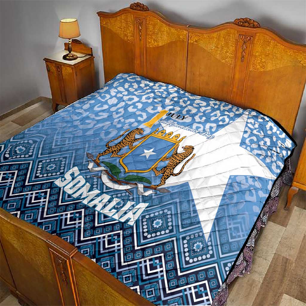 Somalia Independence Day Quilt African Leopard Pattern LT01