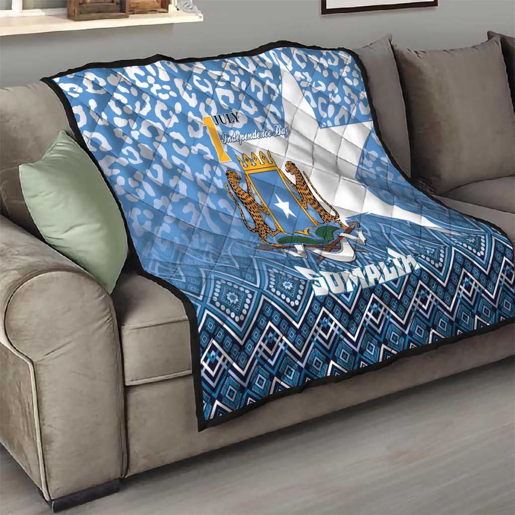 Somalia Independence Day Quilt African Leopard Pattern LT01