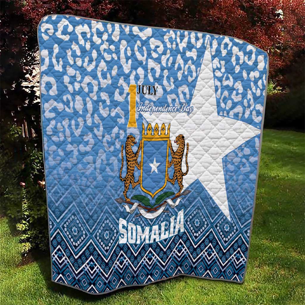 Somalia Independence Day Quilt African Leopard Pattern LT01