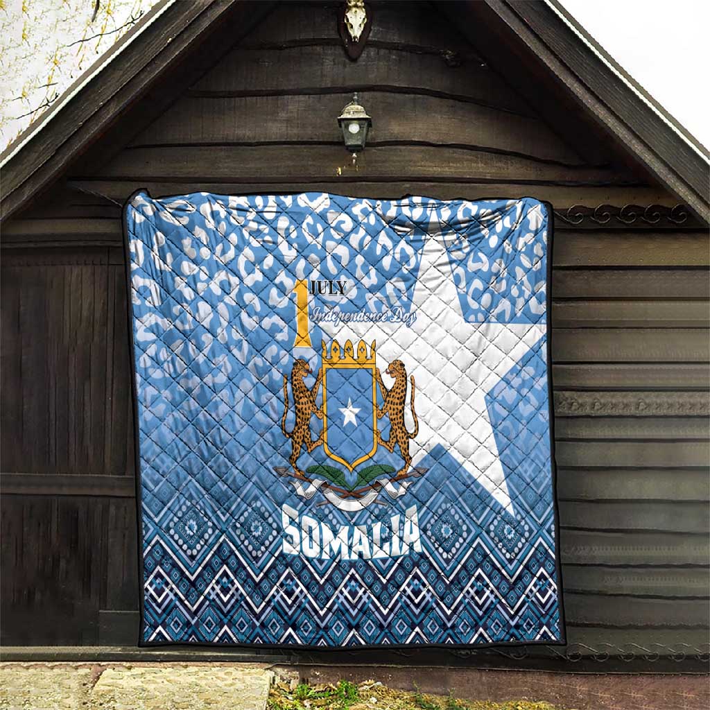 Somalia Independence Day Quilt African Leopard Pattern LT01