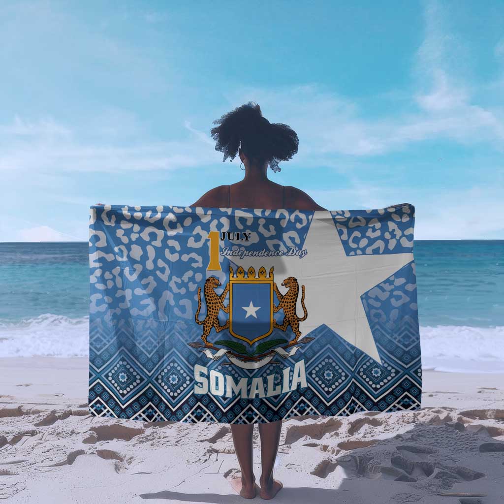 Somalia Independence Day Sarong African Leopard Pattern LT01