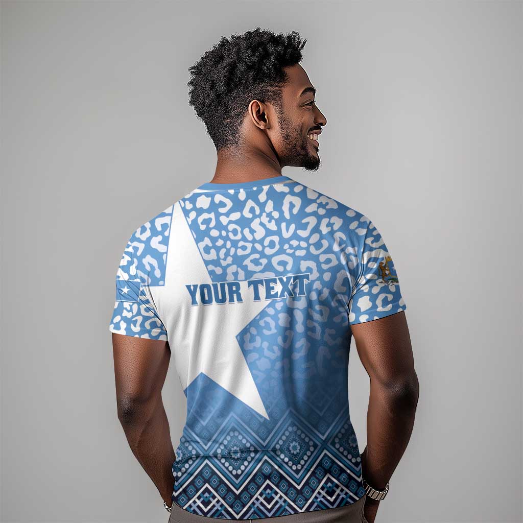 Personalized Somalia Independence Day T shirt African Leopard Pattern LT01