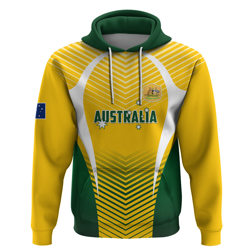 Australia Soccer Hoodie Matildas Sporty Yellow Version LT01