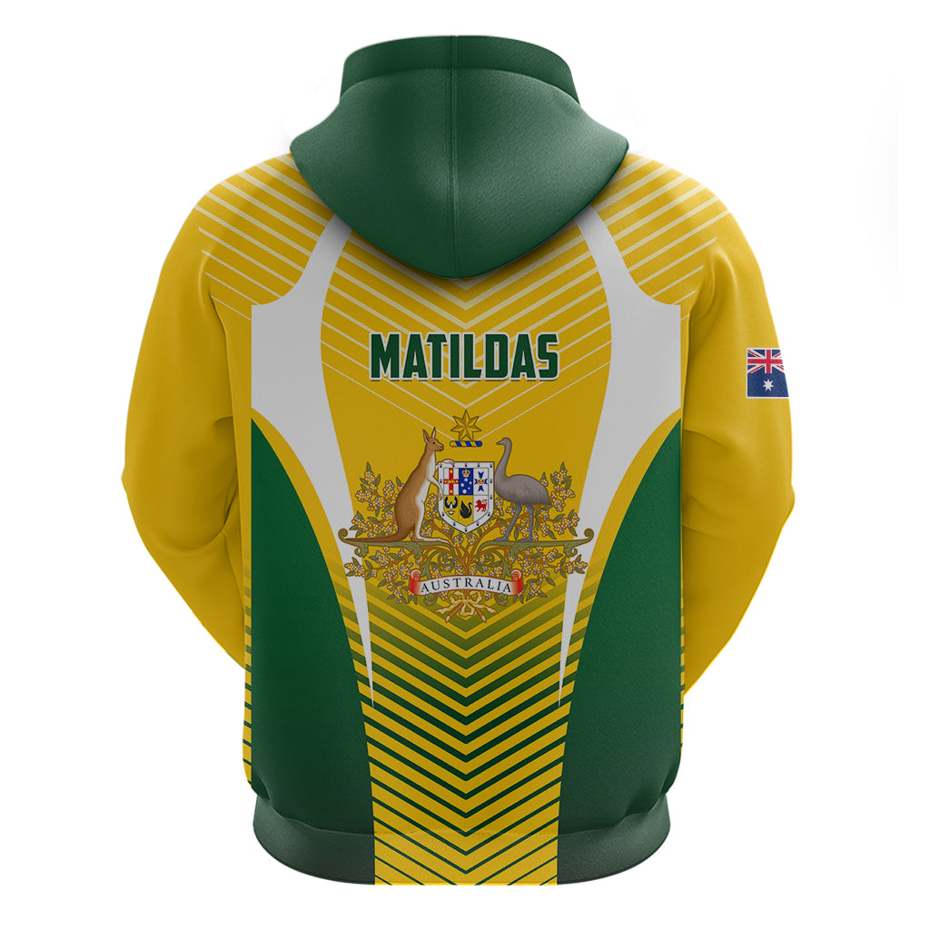Australia Soccer Hoodie Matildas Sporty Yellow Version LT01