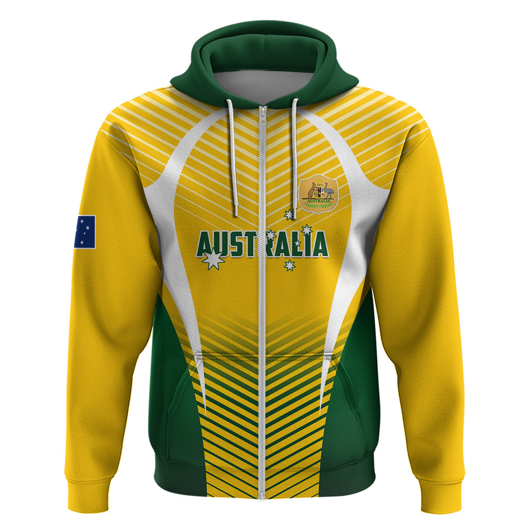 Australia Soccer Hoodie Matildas Sporty Yellow Version LT01