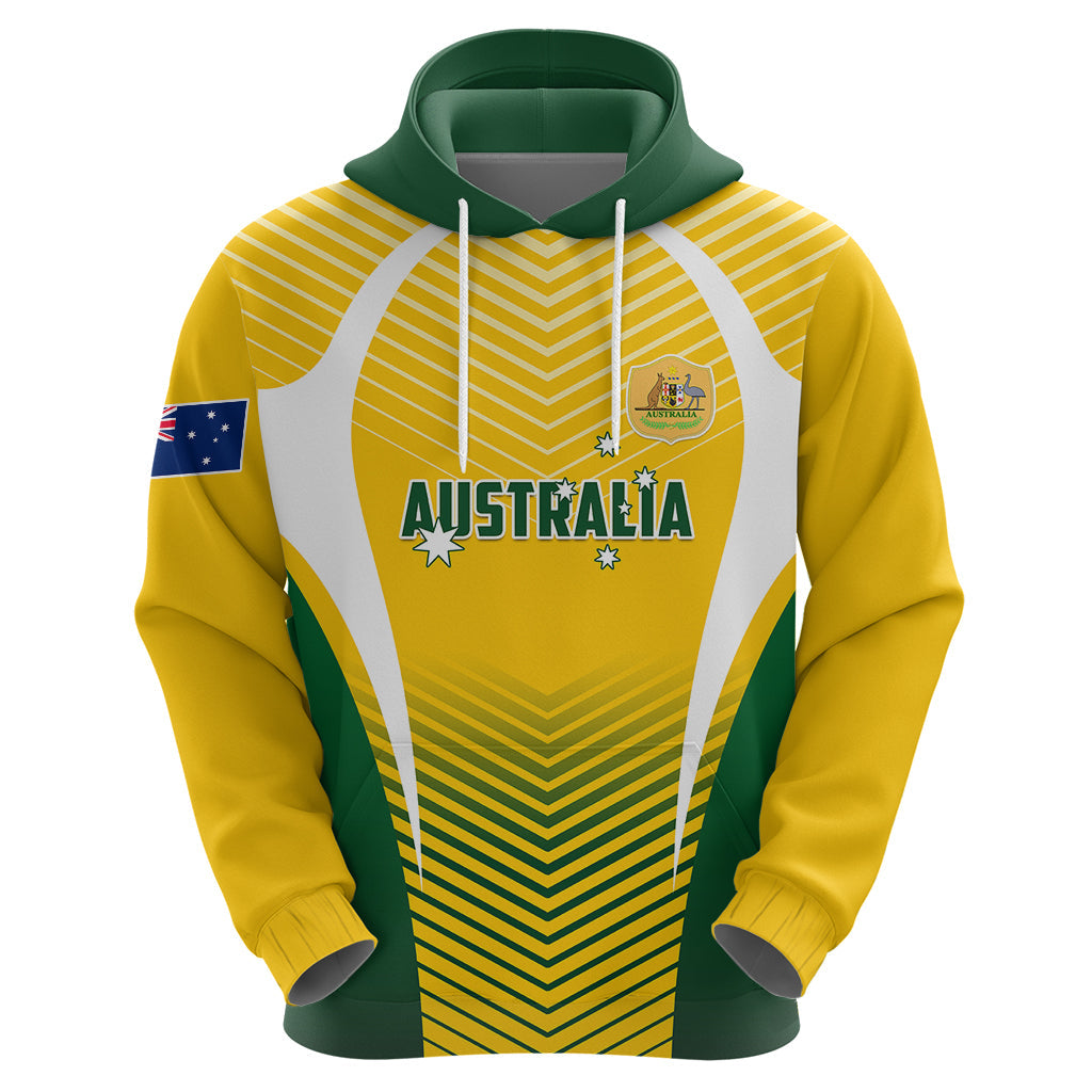 Australia Soccer Hoodie Matildas Sporty Yellow Version LT01